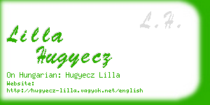 lilla hugyecz business card